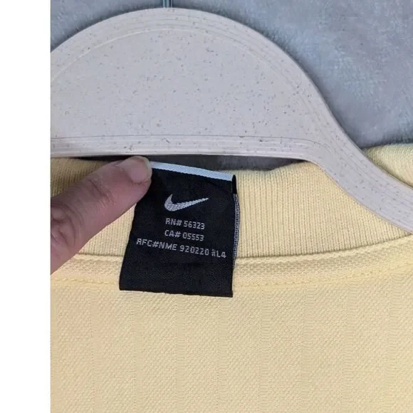 Mens Nike polo yellow size large golf polo - Picture 5 of 9